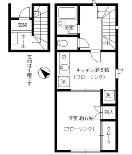 メゾン・ド・ルルス・ドゥー【2階】の間取り