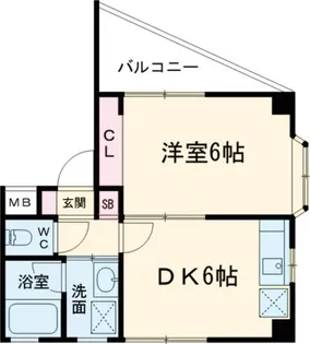 メゾン・ド・ルーヴル【2階】の間取り