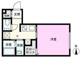 THE GATE KIYOKAWA【2階】の間取り