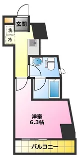 クレアティフ武蔵小杉【7階】の間取り