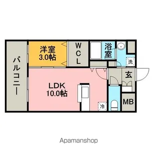 R’sレジデンス松島【5階】の間取り
