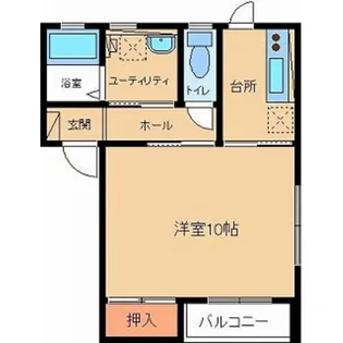 ボヌールK【2階】の間取り