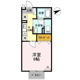 ルミエールM【1階】の間取り