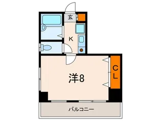 メゾンドソレイユ【5階】の間取り