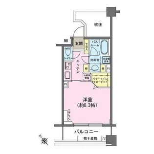 ヒルレジデンス大崎【2階】の間取り