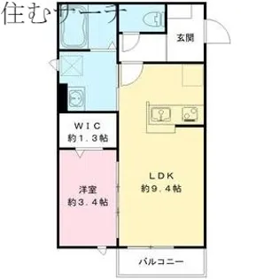 ハートウィズ1122 B棟【2階】の間取り