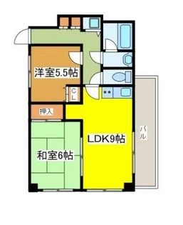 ローズマンション白糸台第3【3階】の間取り