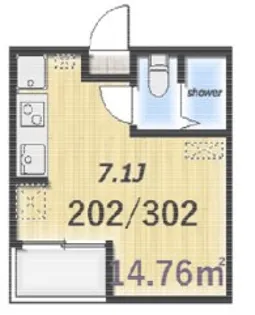 Maison MEDALIA【3階】の間取り