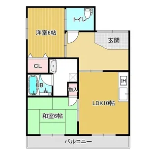 フレーズ向山【2階】の間取り