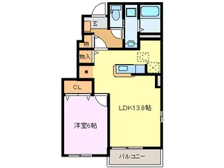 ブリジックIII【1階】の間取り