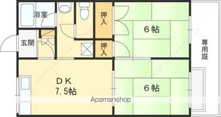 アイケイハイツ高井田【2階】の間取り
