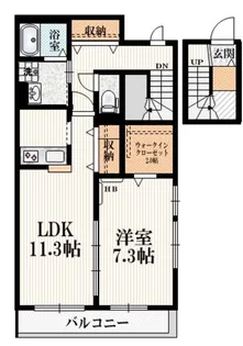 アコーラ国立【2階】の間取り