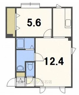 ミレニアム栄通【3階】の間取り