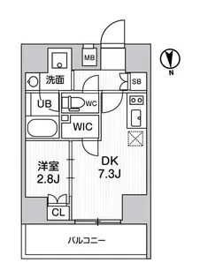 ALTERNA十条【9階】の間取り