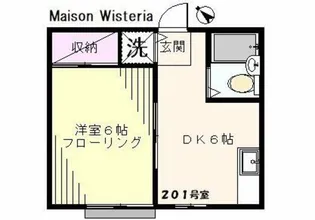 Maison Wisteria【2階】の間取り