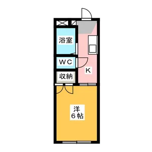 サマックスプレミール【1階】の間取り