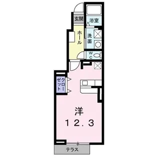 プラシード【1階】の間取り