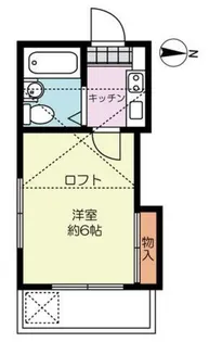 マディスンパレス【1階】の間取り