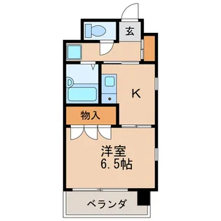 ラモヴェール白壁【6階】の間取り