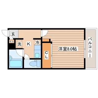 小島ビル【4階】の間取り