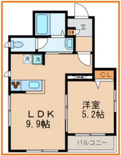 サンライズコーポ【2階】の間取り