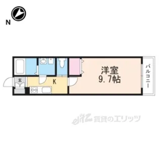 コートリヴィエール【2階】の間取り
