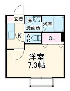 クレストアベニュー佐倉【2階】の間取り
