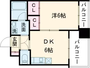 オルテンシア【6階】の間取り