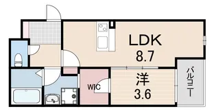 シェモア・グランデ西宮2【2階】の間取り