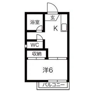 東峰ハイツ【2階】の間取り