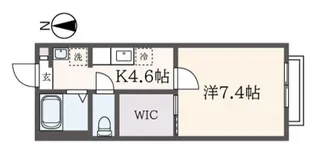 カサベルデ高井戸【1階】の間取り