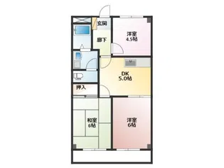 サニーハイツ本郷【1階】の間取り