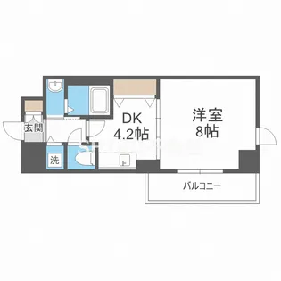 ソルレヴェンテ梅田【2階】の間取り