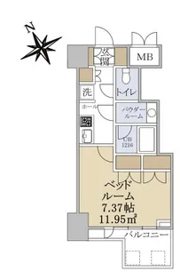 麻布台レジデンス【4階】の間取り