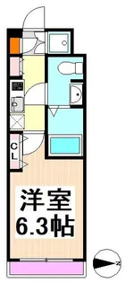 グリーンハウス6【2階】の間取り