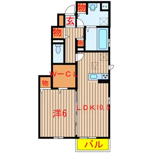 PetitReposer A・B【1階】の間取り