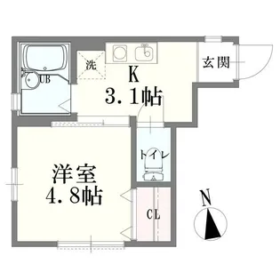 アンビシャス上大岡【1階】の間取り