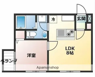 LYハイツ【1階】の間取り
