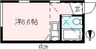 リヴェール布田【2階】の間取り