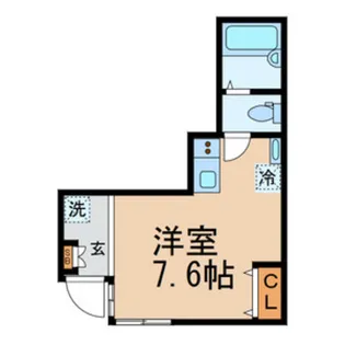 シティコート中目黒【1階】の間取り
