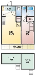 リエス稲田堤【2階】の間取り