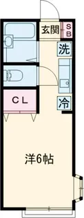 エレガントミヤII【1階】の間取り