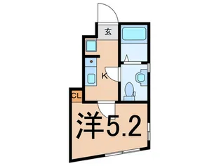 Yours鶴見【4階】の間取り