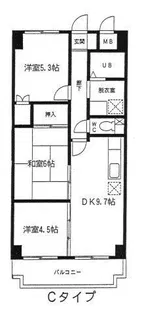 ビラージュ壱番館【1階】の間取り