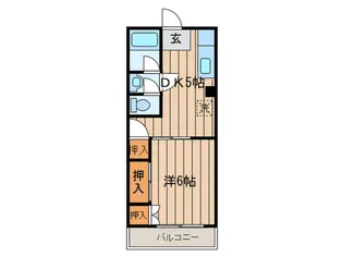 フォレストシャルム【2階】の間取り