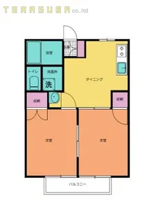 パーシモンズヒル【1階】の間取り