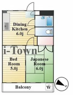 フラワーコーポ【3階】の間取り