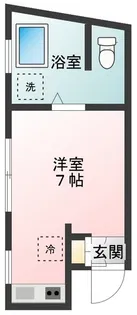 カーサローザ【1階】の間取り