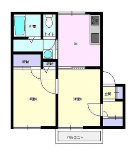 R FUKUMICHO2【1階】の間取り
