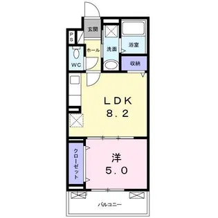 グラン アーブル 同志社前【2階】の間取り